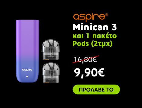Minican 3 και 1 πακέτο Pods (2τμχ)